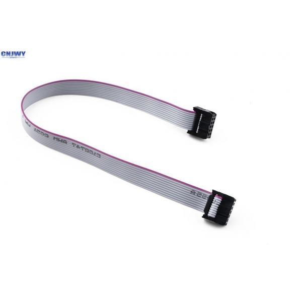Quality Custom 10 Pin Flat Ribbon Cable , 2.54 mm 10 Way Idc Ribbon Cable Assembly for sale