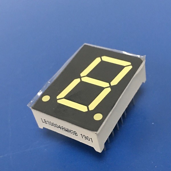 Quality Instrument Panel 7 Segment LED Display Single Digit 0.8 Inch Low Power for sale