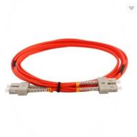 Quality Multimode Duplex Fiber Optic Patch Cord , UPC SC To SC Patch Cord for sale