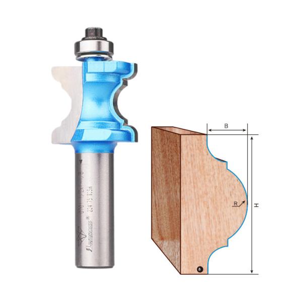 Quality Anti Abrasion Practical Bull Nose Bit , Multifunctional Bullnose CNC Router Bit for sale