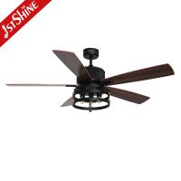 China Black 52 Inches Industrial Ceiling Fan AC Motor Indoor Decorative factory