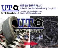 China Tire recycling machine/Two rotor crusher/Scrao tire slice cutter/Waste tire cutting/Tyre crushing machine/Tyre shredder factory