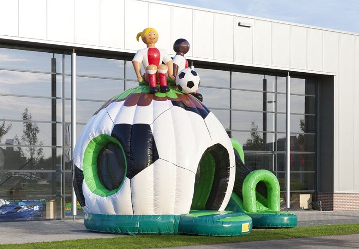 China Fun Soccer Backyard Inflatable Jumper Bouncer Air Bouncer Inflatable Trampoline factory