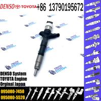 China New Common Rail Injector 095000-7011 095000-7440 095000-7450 for 1KD 2KD Diesel Nozzle Assembly High Quality factory