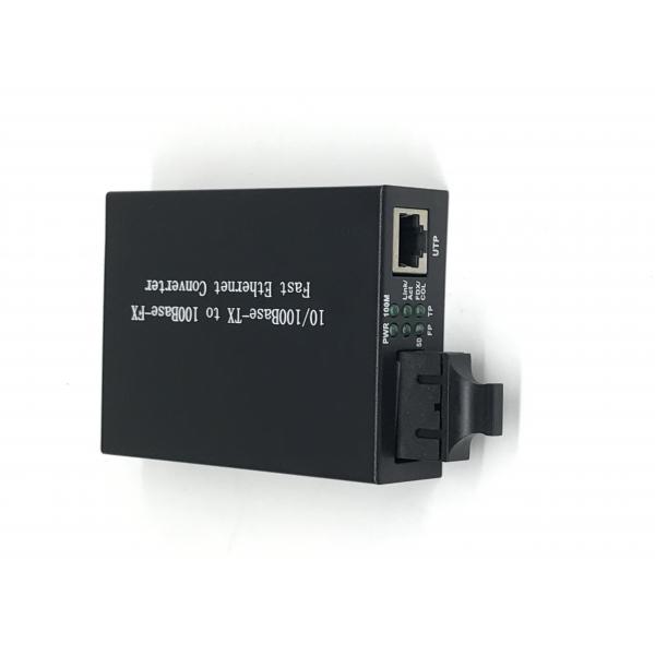 Quality One Rj45 Port 10 / 100M Fiber Ethernet Media Converter , Multimode Media for sale