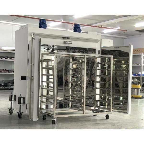 Quality LIYI Powder Coating  Hot Air Circulation Drying Oven  Double Door  10 Layers Cart for sale