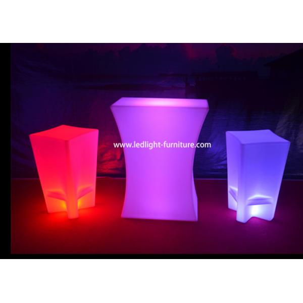 Quality Battery Operated Portable LED Bar Counter / Colorful Lighted Bar Counter for sale