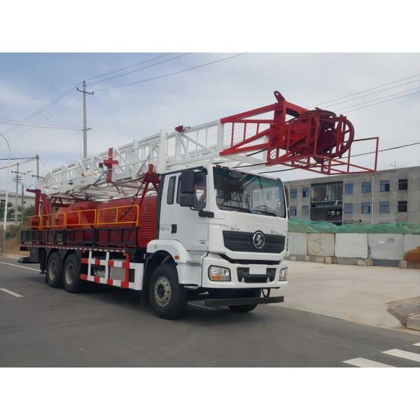 Quality SHACMAN H3000 Oil Drilling Truck 6x4 380HP EuroII White 50Ton Oil Rig Moving Trucks for sale