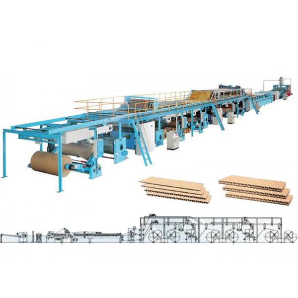 Quality Electric E Flute 5 Ply Corrugated Board Production Line Automatic Cardboard for sale