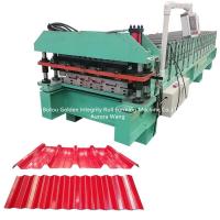 China 12m/Min Metal Roofing Roll Former ISO9001 CE Tile Forming Machine factory