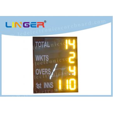 Quality College Small Digital Scoreboard , Portable Digital Scoreboard Amber Color for sale