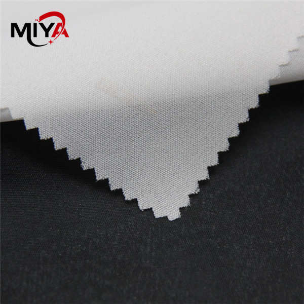 Quality 30D Plain Weave Water Jet Fusible Interlining Fabric For Women Dress for sale