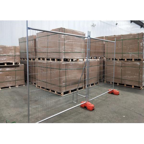 Quality Iron Metal 2.1*2.4m Welded Temp Construction Fence for sale