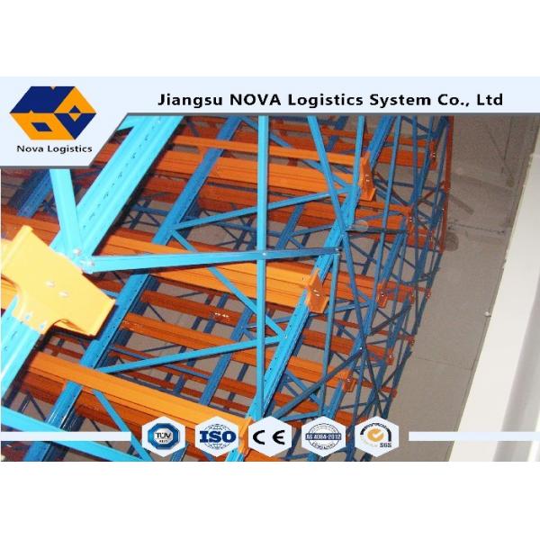 Quality Powder Coated Drive In Pallet Racking Industrial Heavy Loading 1500 Kg for sale