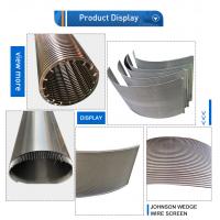 China Round Profile Wedge Wire Screen High Strength for Effective Filtration factory