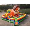 China 9x9m outdoor big jungle lion kids inflatable fun park with slide for fun parties from Sino Inflatables factory
