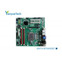 China MATX-B75AH26C 2 Gigabit LAN Micro ATX Motherboard / Intel PCH B75 Matx Motherboard 8 USB2.0 factory