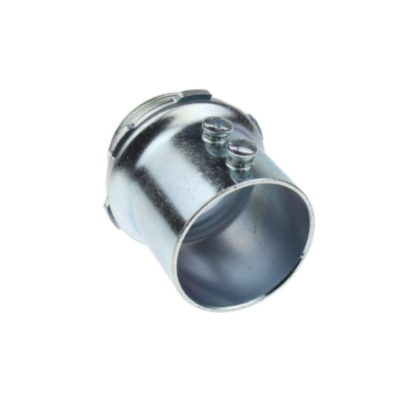 Quality Lightweight 1 2 EMT Fittings And Connectors , Steel Electrical Conduit Parts for sale