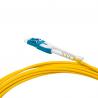 China 5 meter LC/LC - UPC - Singlemode - Uniboot with Pull Push Tab- Duplex OFNR Fiber Optic Patch Cable factory