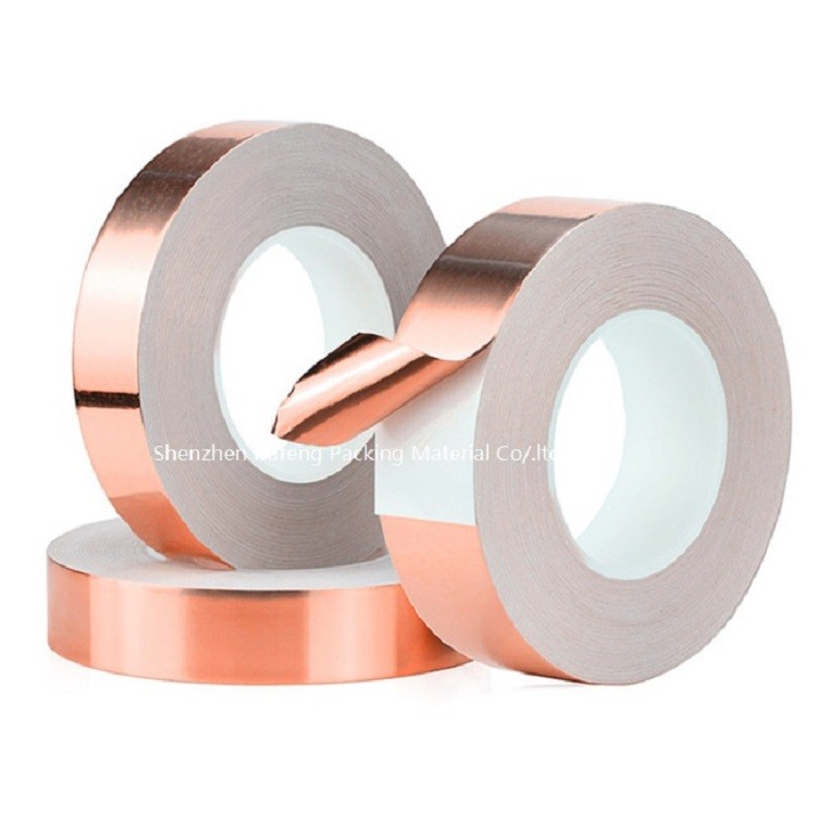 China Electromagnetic Shielding 99.99% Copper Foil Tape Customized Conductive Adhesive Tape factory