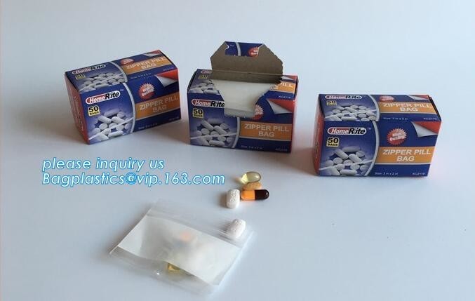 China medical pill dispenser bags pill packing bags zip lock bag from China supplier, Medical Zip Lock Bag/ Plastic Medicine B factory