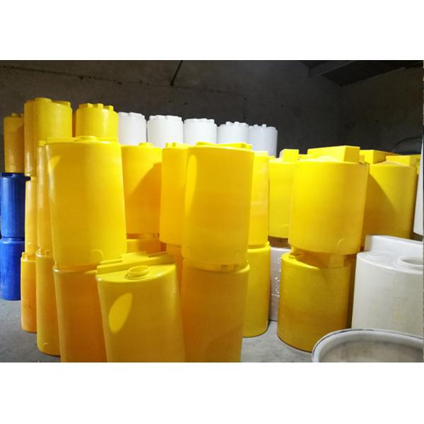 Quality Round PAM PAC Chemical Dosing Tank With Bulkhead Mc200l Rotomoulding Durable for sale