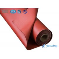 Quality Industrial Silicone Rubber Coated Fiberglass Fabric / Silicone Impregnated for sale