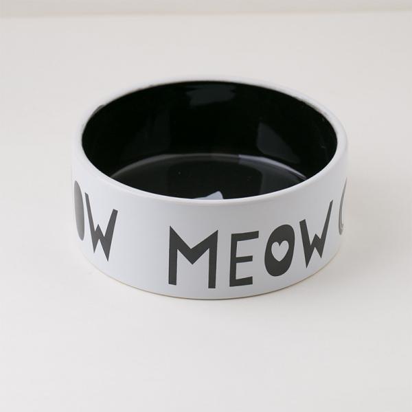 Quality Customized LOGO Ceramic Pet Bowl For Puppy Cats Food Water Feeding for sale