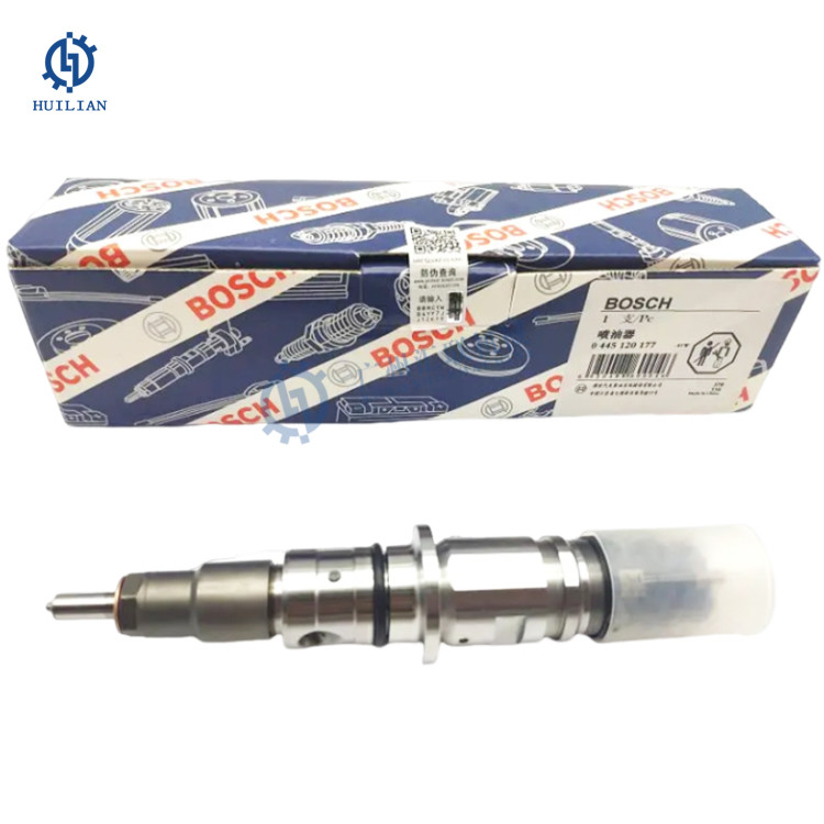 China Excavator Parts Bosch Fuel Diesel Injector For 5254261 0445120178 0445120177 Fuel Diesel Rail Engine Nozzle factory