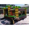 China Dinosaur Park Inflatable Bounce Slide Combo Jumping Castle With Slide For Inflatable Games factory