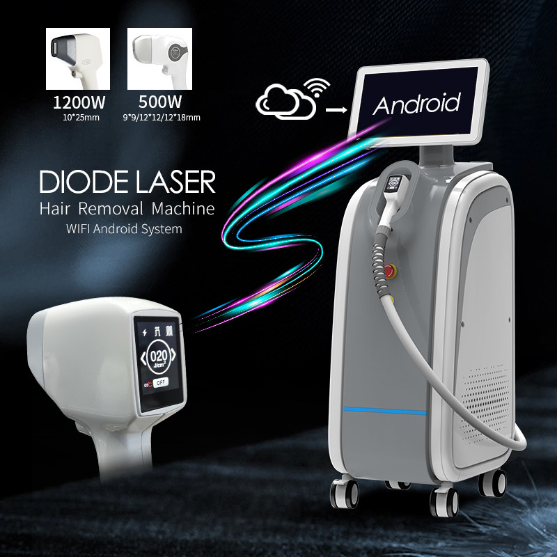 China 808 nm Permanent Diode Laser Hair Removal Machine Spot Size Changeable Salon use Pain Free factory