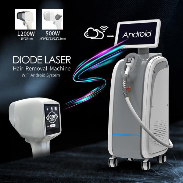 Quality 808 nm Permanent Diode Laser Hair Removal Machine Spot Size Changeable Salon use Pain Free for sale