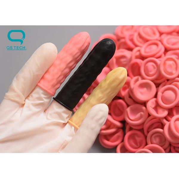 Quality Comfortable Rubber Finger Covers , Sterile Finger Cots for sale