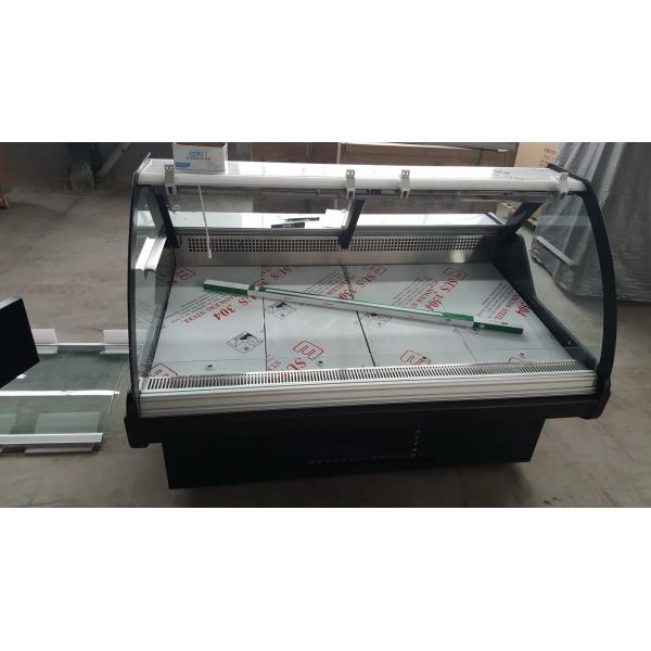 Quality Meat Serve Over Counter Display Fridge With Fan Cooling System And LED Lighting for sale