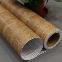 China 60cm*10m Wood Textured Thin Self Adhesive Plastic Film For Refurbished Furniture factory