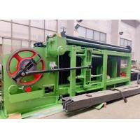 china PLC Control 100*120mm Gabion Mesh Machine With Overload Protect Clutch 2.6mm