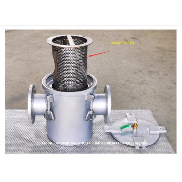 Quality Marine Seawater Filter Marine Suction Coarse Water Filter AS100 CB/T497-2012 for sale