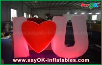 China Special Design Giant Outdoor Inflatable Led Letter / Number with Remote Controller factory