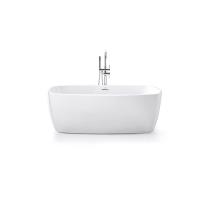 China Antibacterial Acrylic Stand Alone Bathtub , SP1840 White Free Standing Bathtub for sale