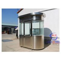 China Modern stainless steel prefab house Security Cabin Waterproof Low Cost Station Prefabricated Guard Room factory