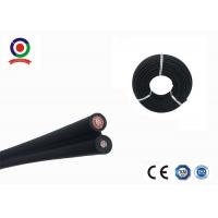 China Low Eccentricity 6mm Twin Core Solar Cable , TUV Approved 2 Core Red And Black Cable factory