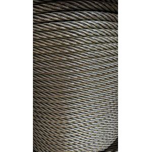 Drawn Galanized Steel Wire Rope. Preformed, RHRL, Lube A2, API 9A Spec ...