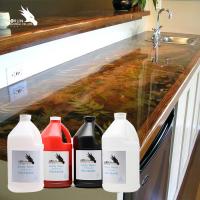 China Crystal Clear Countertop Epoxy Resin Hard AB Bar Top Epoxy Resin factory