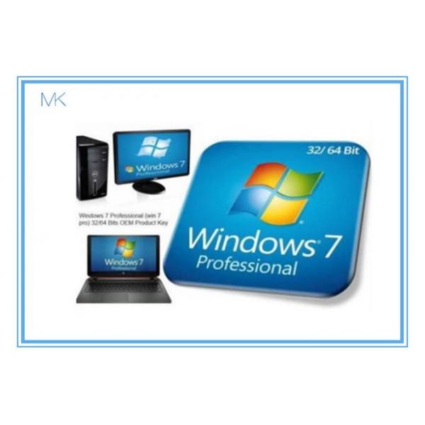 Quality Windows 7 Professional Full Retail Version 32 & 64 Bit With Genuine Key for sale