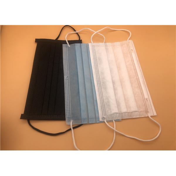 Quality 3 Ply Surgical Face Mask / Triple Layer Surgical Mask Non Woven Fabric for sale