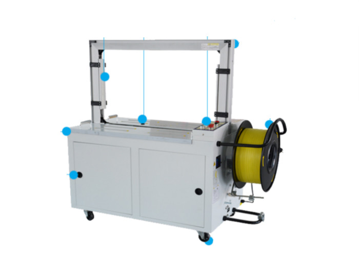 China Carton Automatic Box Strapping Machine , Industrial Packaging Strapping Machine factory
