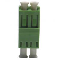 Quality Green color Plastic APC / UPC SM / MM LC Fiber Optic Connector Adapters for sale