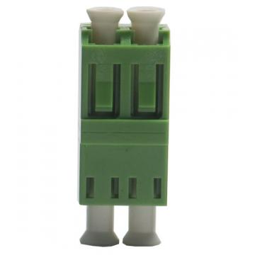 Quality Green color Plastic APC / UPC SM / MM LC Fiber Optic Connector Adapters for sale
