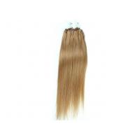 China Tangle Free Micro Loop Human Hair Extensions Golden Free Design factory