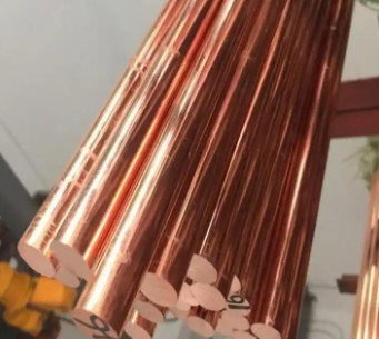 Quality Round Solid 2mm Copper Bar C1020 C17300 Beryllium Copper Rod for sale